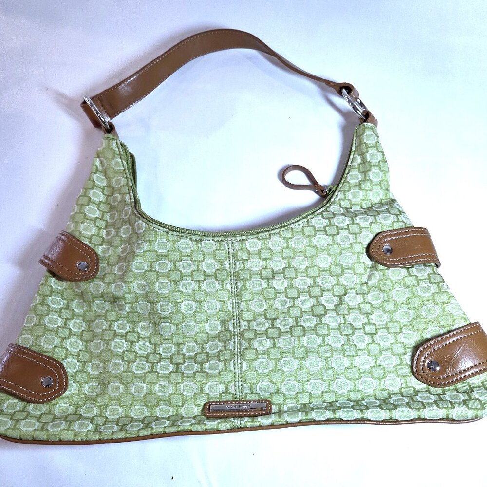 Nine West Green Canvas Purse